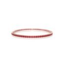18K Gold Natural Ruby Tennis Bracelet (2.5 MM)