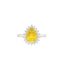 Diana Pear Citrine and Ablazing Diamond Ring in 18K White Gold (2.4ct)