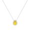 Diana Pear Citrine and Ablazing Diamond Necklace in 18K White Gold (2.4ct)