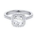 Eternal Brilliance Round 0.90 ct Diamond Ring in 18k Gold