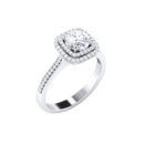 Eternal Brilliance Round 0.90 ct Diamond Ring in 18k Gold