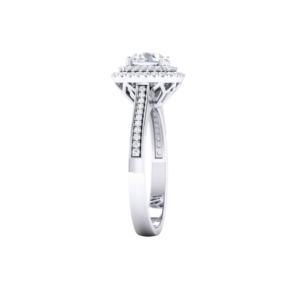 Eternal Brilliance Round 0.90 ct Diamond Ring in 18k Gold - Image 3