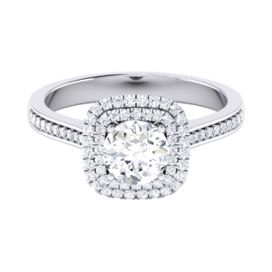 Eternal Brilliance Round 0.90 ct Diamond Ring in 18k Gold
