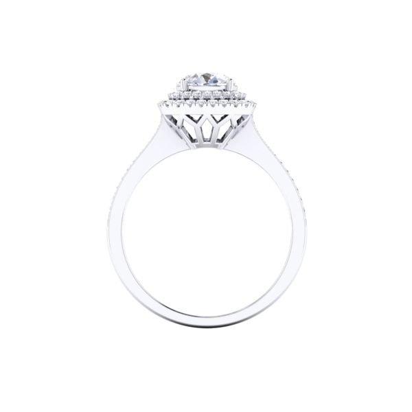Eternal Brilliance Round 0.90 ct Diamond Ring in 18k Gold - Image 4
