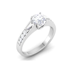 Enchanted Serenity: A Whimsical 1 ct Diamond Treasure Ring