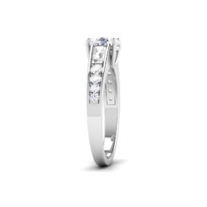 Enchanted Serenity: A Whimsical 1 ct Diamond Treasure Ring