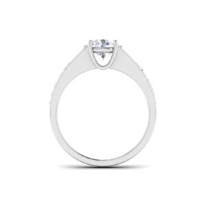 Enchanted Serenity: A Whimsical 1 ct Diamond Treasure Ring