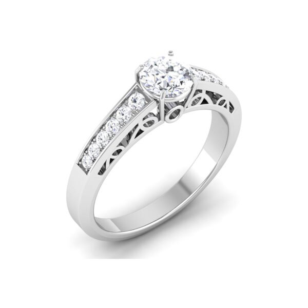 Captivating 0.80 Carat Diamond Ring: Brilliant Beauty in 18k Gold