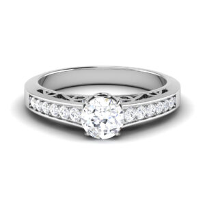 Captivating 0.80 Carat Diamond Ring: Brilliant Beauty in 18k Gold