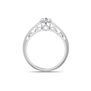 Captivating 0.80 Carat Diamond Ring: Brilliant Beauty in 18k Gold