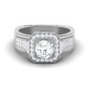 Eternal Luminary: 1 Carat Diamond Ring, Timeless Brilliance in 18k Gold
