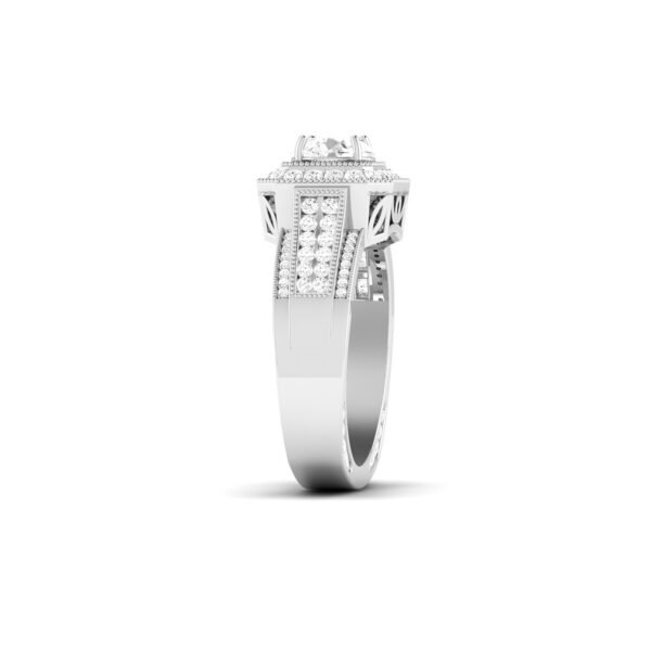 Eternal Luminary: 1 Carat Diamond Ring, Timeless Brilliance in 18k Gold - Image 4
