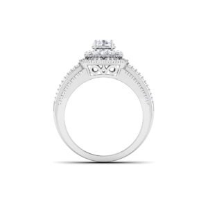 Radiant Whispers: 0.5 Carat Diamond Ring, Captivating Elegance in 18k Gold