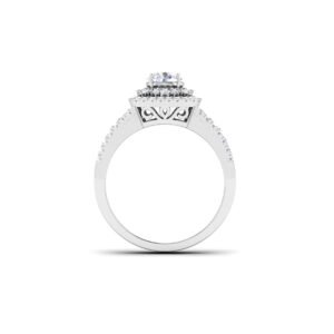 Glimmering Grace: 0.5 Carat Diamond Ring, Timeless Beauty in 18k Gold