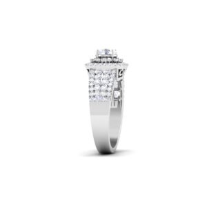 Glimmering Grace: 0.5 Carat Diamond Ring, Timeless Beauty in 18k Gold