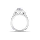 Glimmering Eternity: 2 Carat Diamond Ring, Timeless Glamour in 18k Gold