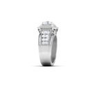 Glimmering Eternity: 2 Carat Diamond Ring, Timeless Glamour in 18k Gold