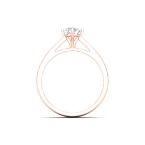 Diamond Ring 18K Gold Dubai – 0.60 Ct Gleaming Brilliance Ring UAE