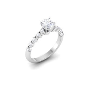 0.5 Carat Diamond Ring in 18K Gold – Dubai UAE | Glimmering Whispers