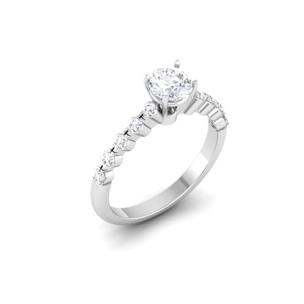 0.5 Carat Diamond Ring in 18K Gold – Dubai UAE | Glimmering Whispers