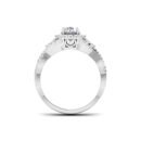 Diamond Delicacy: 0.6 Carat Sparkling Ring, Timeless Elegance in 18k Gold