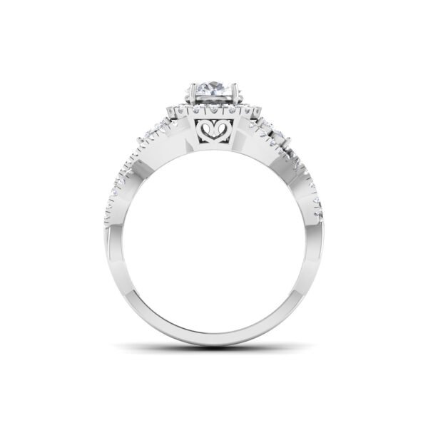 Diamond Delicacy: 0.6 Carat Sparkling Ring, Timeless Elegance in 18k Gold - Image 2
