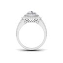 Luminous Whispers: 0.6 Carat Diamond Ring, Ethereal Beauty in 18k Gold