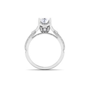 Diamond Enigma: 0.8 Carat Mystical Ring, Alluring Brilliance in 18k Gold