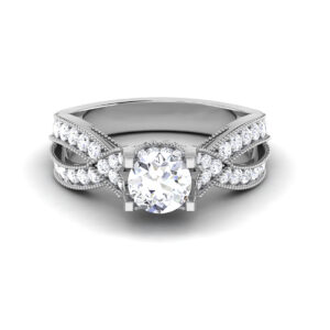 Diamond Enigma: 0.8 Carat Mystical Ring, Alluring Brilliance in 18k Gold