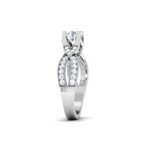 Diamond Enigma: 0.8 Carat Mystical Ring, Alluring Brilliance in 18k Gold
