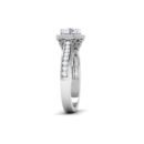 Mystic Luminary: 0.9 Carat Diamond Ring, Captivating Brilliance in 18k Gold