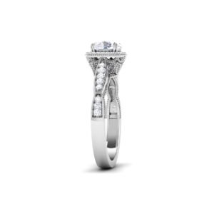 Serenity Sparkle: 0.8 Carat Diamond Ring, Enchanting Elegance in 18k Gold