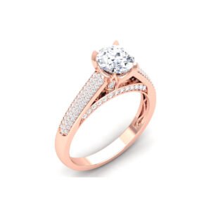 Mystic Aura: An Enigmatic 1 Carat Diamond Enchantment Ring