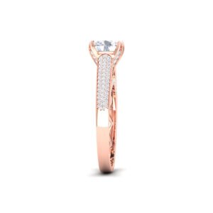 Mystic Aura: An Enigmatic 1 Carat Diamond Enchantment Ring