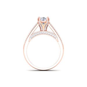 Mystic Aura: An Enigmatic 1 Carat Diamond Enchantment Ring
