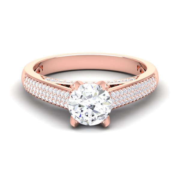 Mystic Aura: An Enigmatic 1 Carat Diamond Enchantment Ring