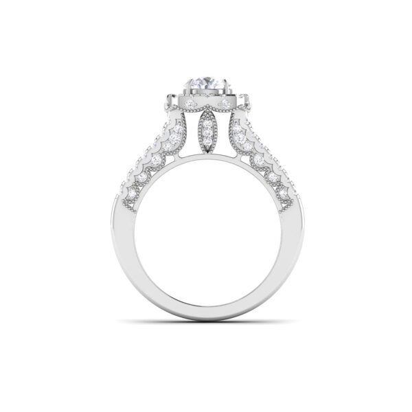 Serenade of Sparkle: 0.7 Carat Diamond Ring, Enchanting Elegance in 18k Gold