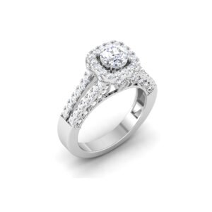 Serenade of Sparkle: 0.7 Carat Diamond Ring, Enchanting Elegance in 18k Gold
