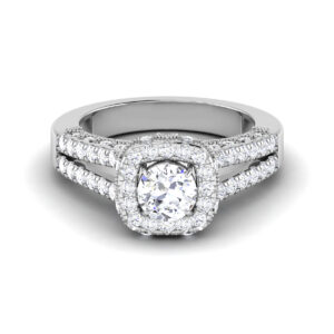 Serenade of Sparkle: 0.7 Carat Diamond Ring, Enchanting Elegance in 18k Gold