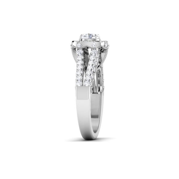 Serenade of Sparkle: 0.7 Carat Diamond Ring, Enchanting Elegance in 18k Gold