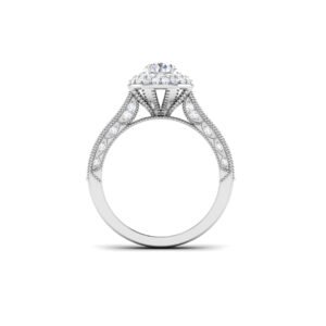 Whispering Splendor: 0.4 Carat Diamond Ring, Delicate Elegance in 18k Gold