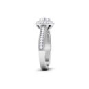 Whispering Splendor: 0.4 Carat Diamond Ring, Delicate Elegance in 18k Gold