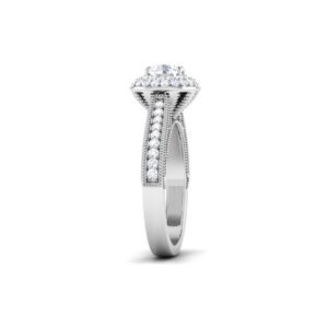 Whispering Splendor: 0.4 Carat Diamond Ring, Delicate Elegance in 18k Gold