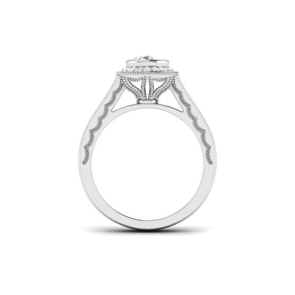Twinkling Whispers: 0.6 Carat Diamond Ring, Enchanting Elegance in 18k Gold - Image 2