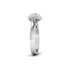 Twinkling Whispers: 0.6 Carat Diamond Ring, Enchanting Elegance in 18k Gold