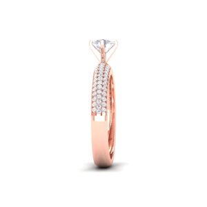 Brilliant 0.50 Carat Diamond Ring: Dazzling Beauty in 18K Gold