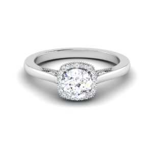 Stellar Splendor: 1 Carat Diamond Ring, Captivating Brilliance in 18k Gold