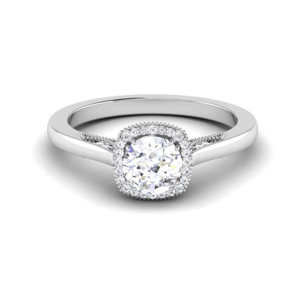 Stellar Splendor: 1 Carat Diamond Ring, Captivating Brilliance in 18k Gold