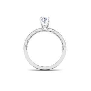 Dazzling Whispers: 0.8 Carat Diamond Ring, Enchanting Elegance in 18k Gold