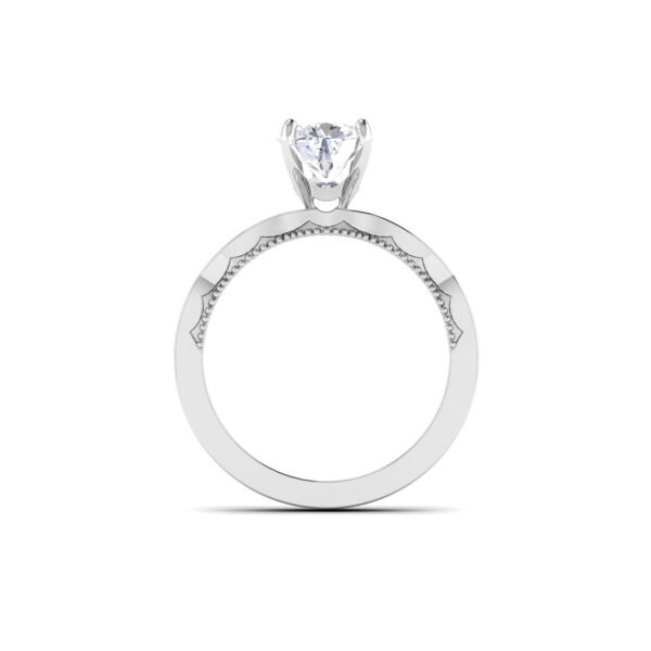 Timeless Brilliance: 1 Carat Diamond Ring, Eternal Elegance in 18k Gold - Image 2
